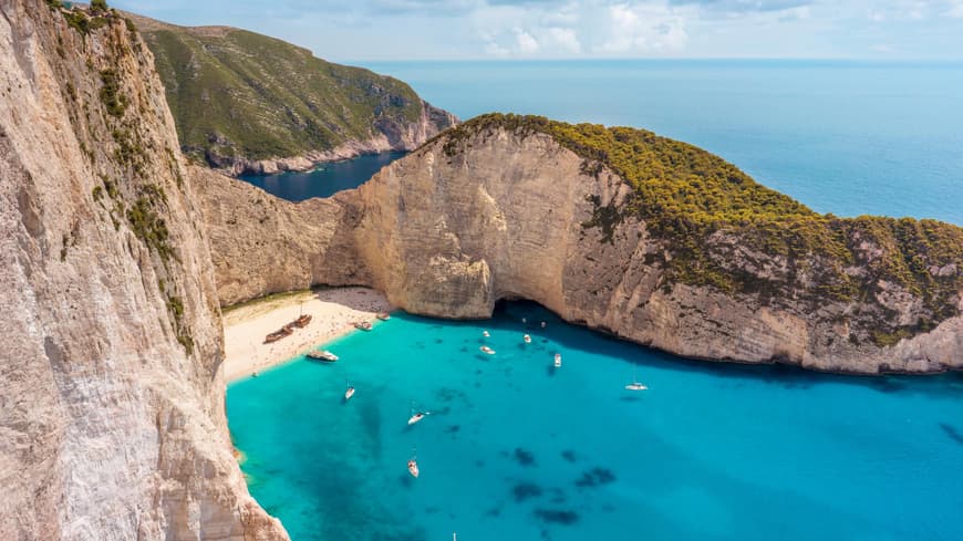 Eine Bucht in Griechenland