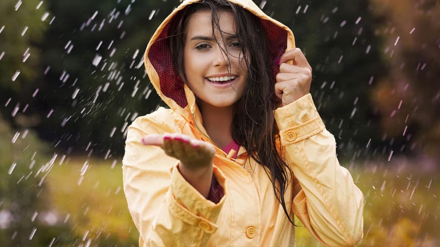 Machen Sie ihre Lieblingsstücke für jedes Wetter tauglich, so stehen Sie nicht im Regen.