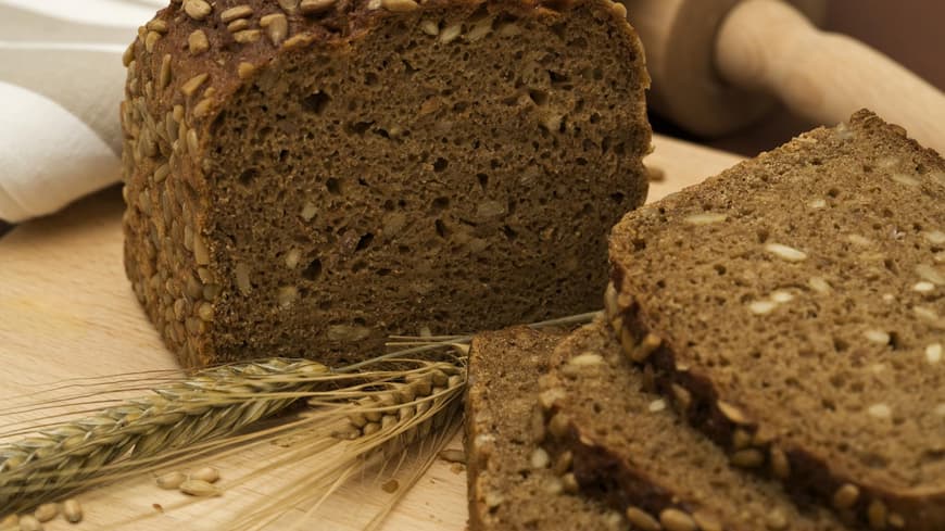 Sehr viele Ballaststoffe sind im Vollkornbrot enthalten