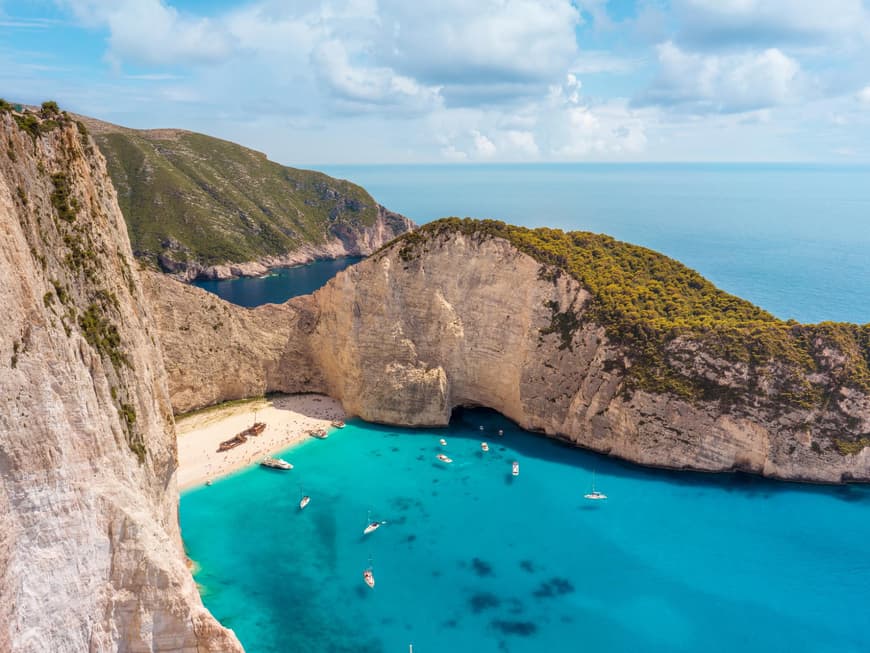 Eine Bucht in Griechenland