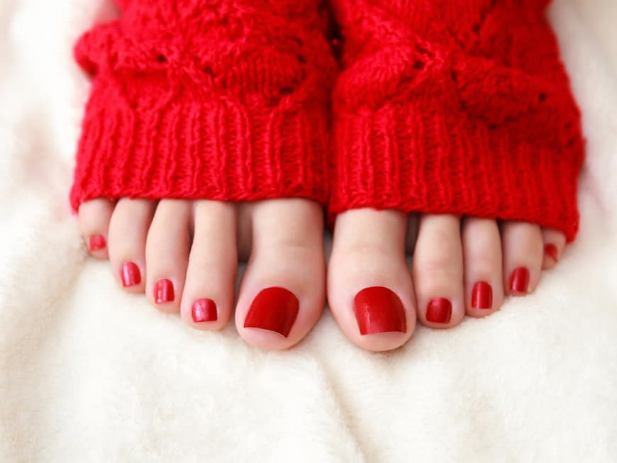 Winterzeit - Zeit für warme Socken und duftende Fußbäder 
