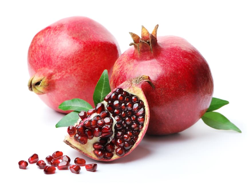 Der rote Granatapfel enthält zahlreiche, gesunde Wirkstoffe