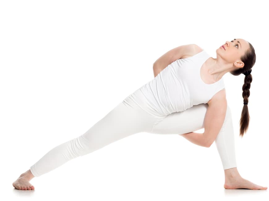 Yoga dient vor allem der Gelenkigkeit und Dehnung des Körpers