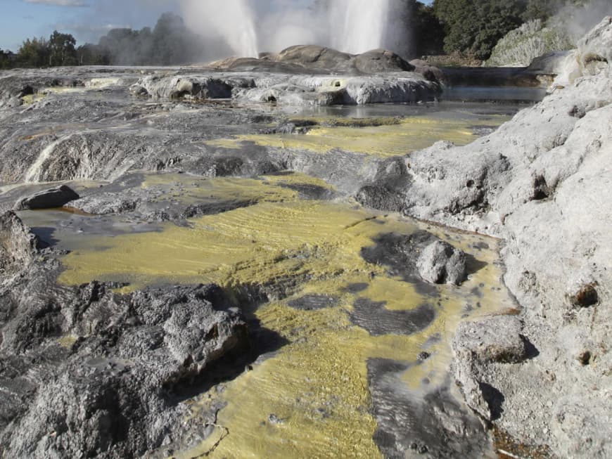 Geysire in Neuseeland sind nur eines von vielen Naturschauspielen des Landes