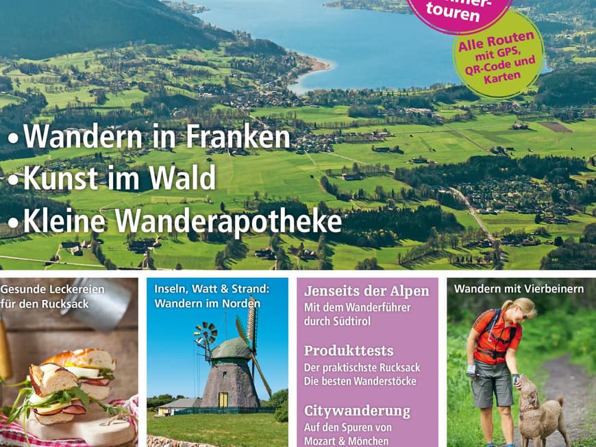 Noch mehr tolle Tipps und schöne Routen lesen Sie ab sofort in der neuen Ausgabe der WanderGenuss.