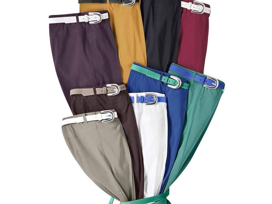 Mit bunten Gürteln verliehen Sie Ihrem Outfit Pepp