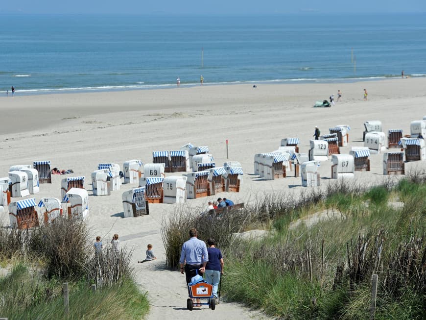 Spiekeroog gilt als die grünste Nordseeinsel