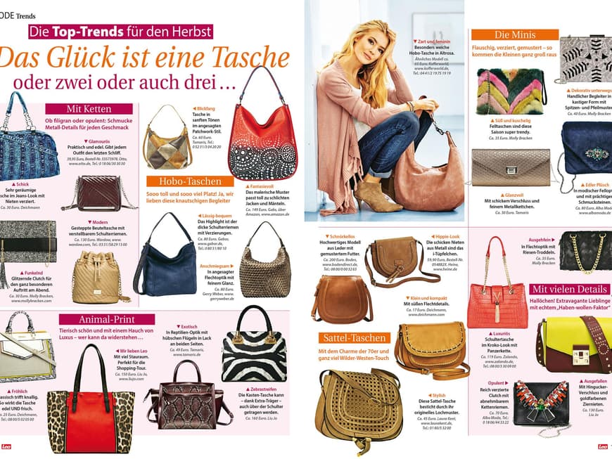 Diese Taschen brauchen Sie im Herbst 2016