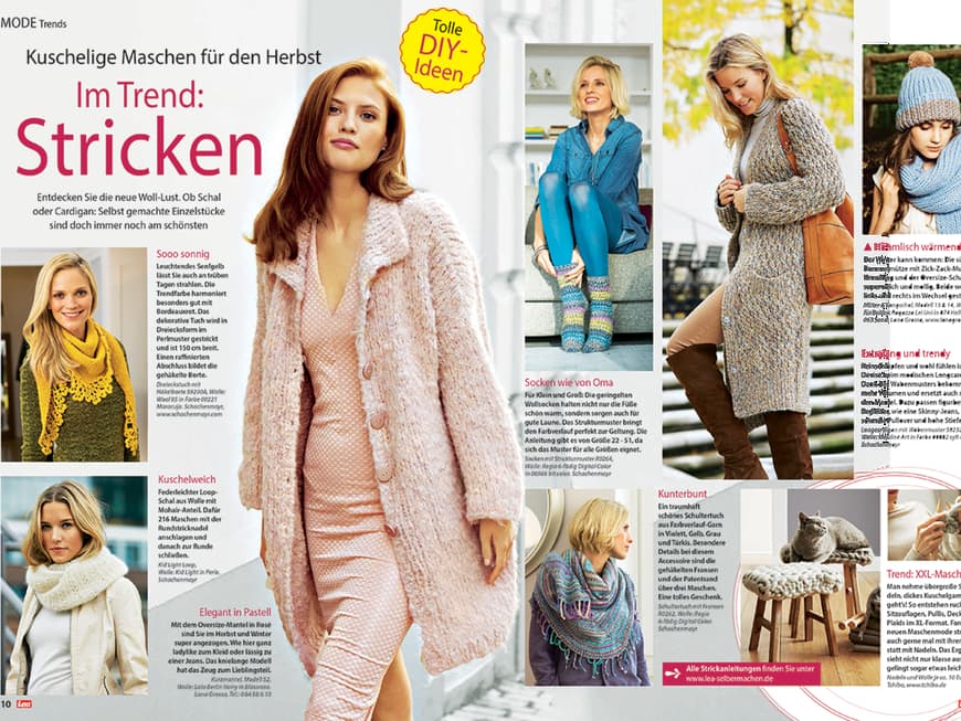 Kuschelige Maschen für den Herbst