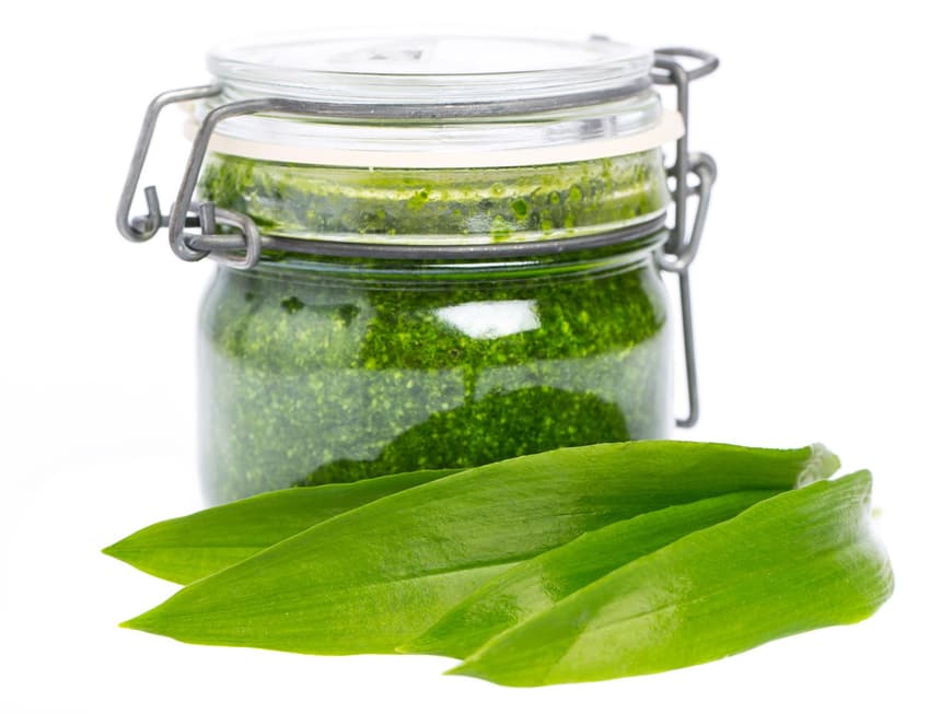 Bärlauch-Pesto lässt sich bis zu einem Jahr aufbewahren.