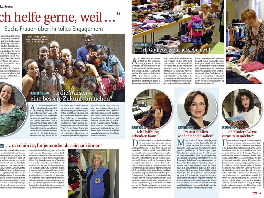 Sechs Frauen berichten über ihr tolles Engagement