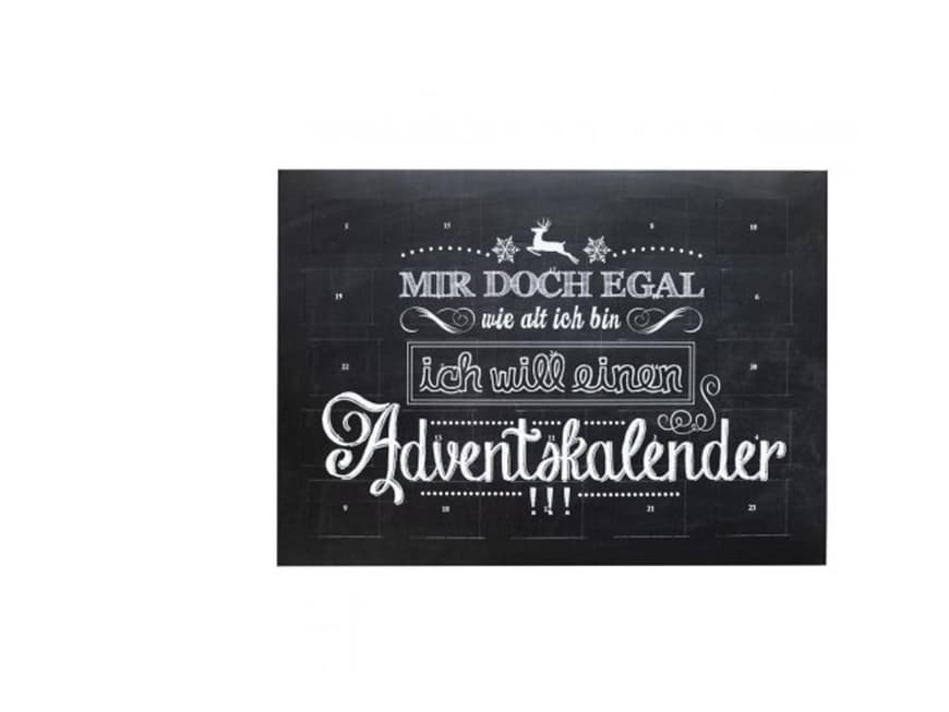Zu alt für einen Adventskalender? Niemals! Das beweist der „Mir doch egal…“-Kalender von cute as a button mit amüsanten Sprüchen und Aphorismen, die gerne auch als Tagesmotto genommen werden können. Von cute as a button über design3000, ca. 14,95 €