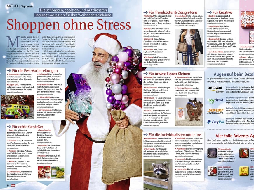 Shoppen ohne Stress