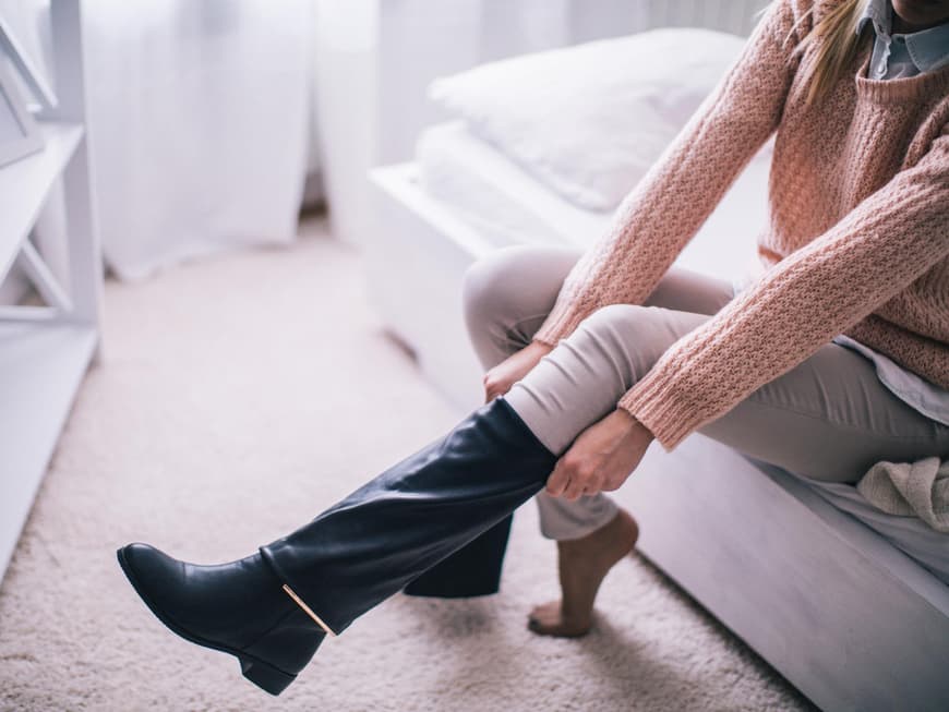 Diabetiker sollten keine zu engen Stiefel tragen