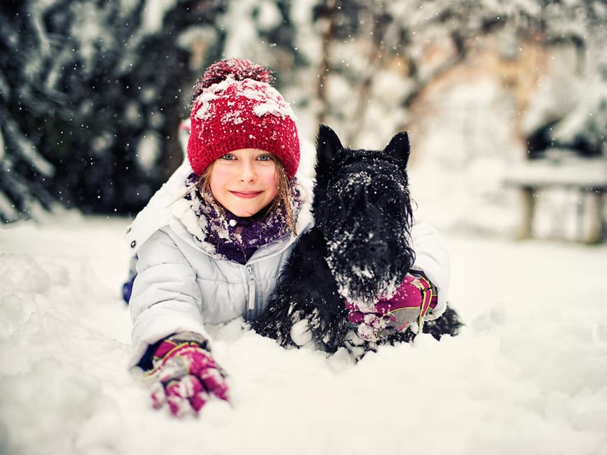 Des Menschen bester Freund: Kinder, die mit Hunden aufwachsen, sind weniger anfällig für Asthma.