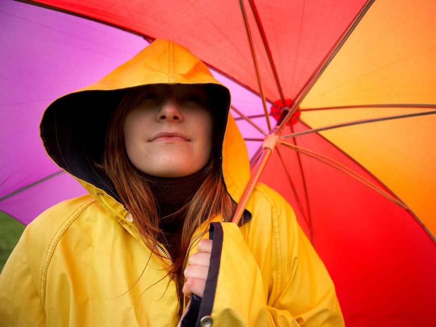 Wir lassen uns den Regenschirm-Tag nicht verderben