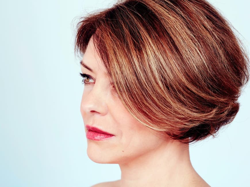 Frisuren ab 30, 40 50 kurzes Haar mit kinnlangem Pony