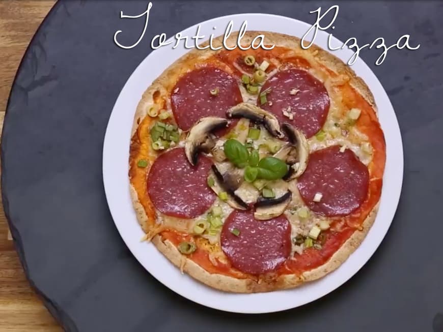 Tortilla Pizza: So einfach, so lecker