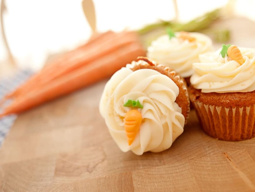 Einfach köstlich: Die leckeren Möhren-Muffins sind das Schmankerl fürs Osterfest.