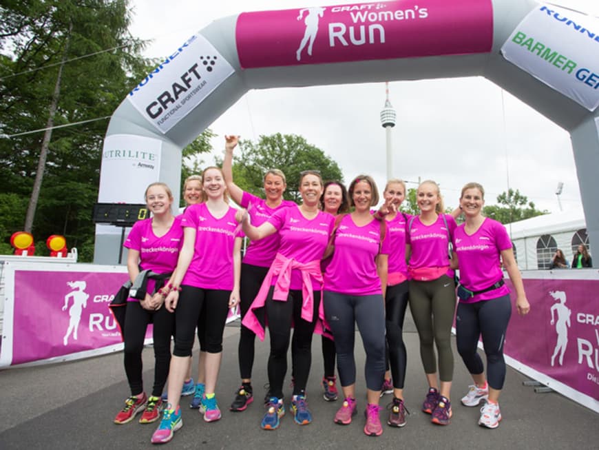 Frauen laufen den Barmer Women's Run