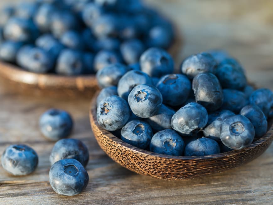 Heidelbeeren stecken voller Antioxidantien und Vitamine.