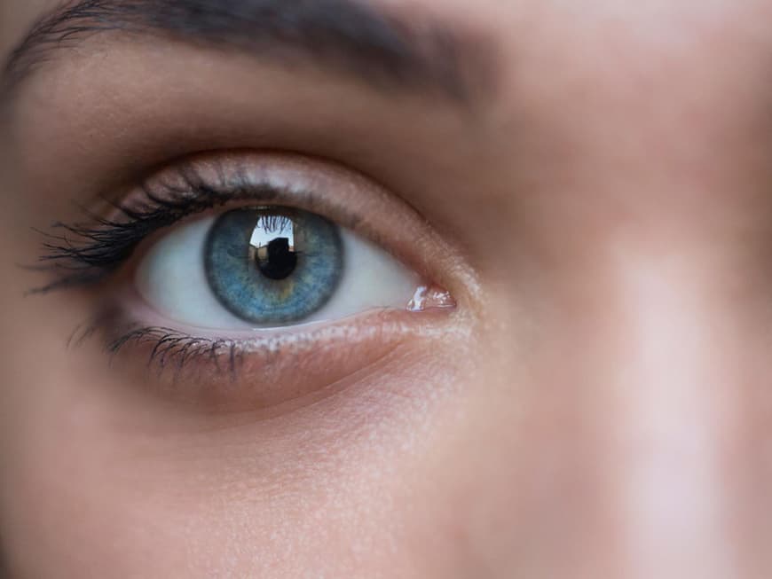 Close-up Auge einer Frau