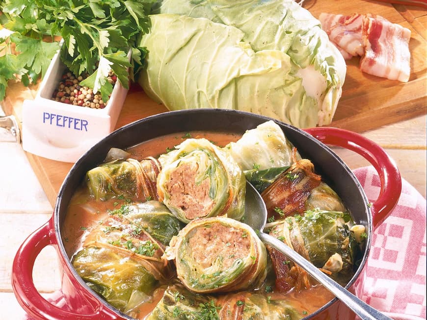 Rezept für Krautwickel mit Speck