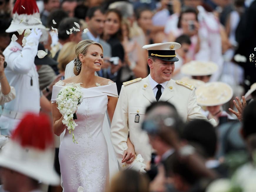 Hochzeit First Albert von Monaco und Charlene Wittstock
