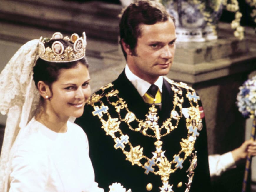 Hochzeit König Carl Gustav von Schweden und Silvia Sommerlath