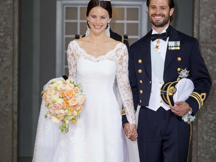 Hochzeitsfoto von Carl Philip von Sofia
