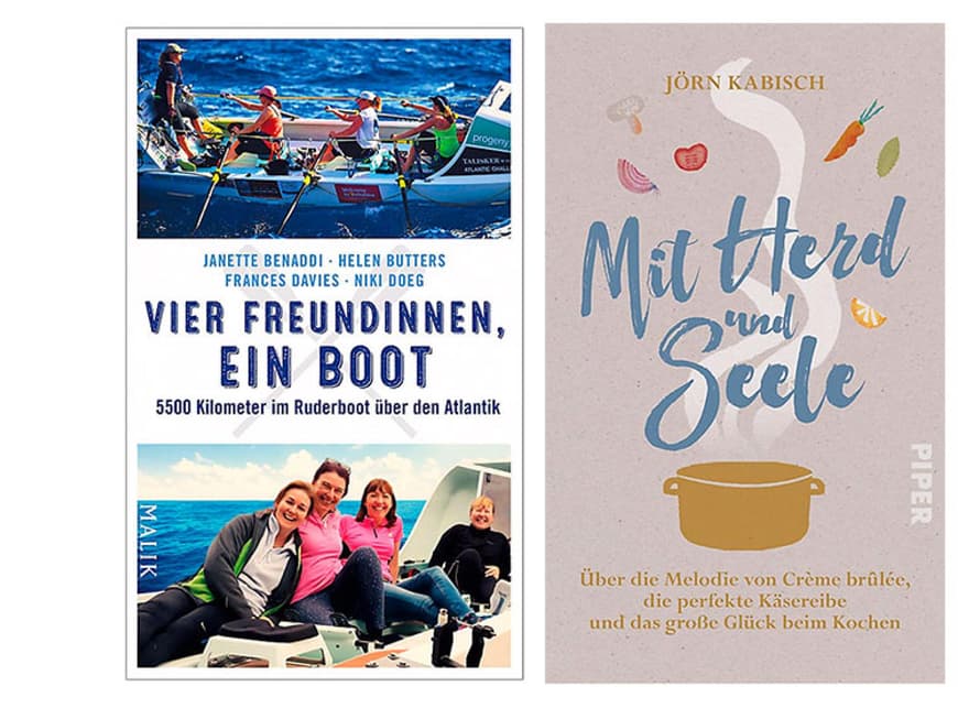 Podcast-Buchvorstellung: „Vier Freundinnen, ein Boot“  und „Mit Herd und Seele“