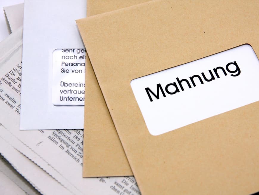 Mahnung bekommen? Jetzt handeln, um weitere Mahnkosten zu vermeiden