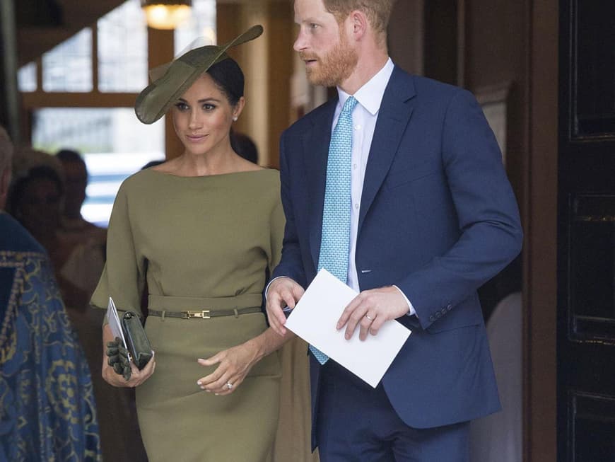 Meghan Markle auf der Taufe von Prinz Louis