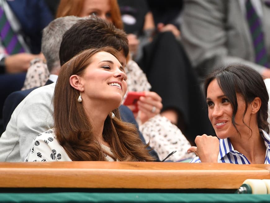 Kate und Meghan beim Wimbledon-Turnier 2018