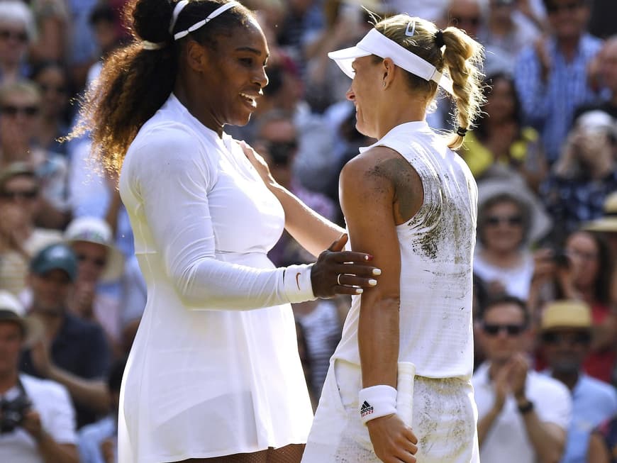 Wimbledon 2018: Serena Williams gratuliert Siegerin Angelique Kerbr