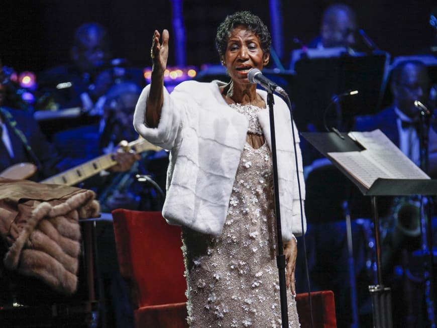 Aretha Franklin Aretha Franklin Gala zum 25-jährigen Bestehen der Elton John AIDS Foundation im November 2017