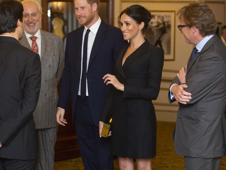 Meghan Markle auf der Galavorstellung des Musicals „Hamilton"