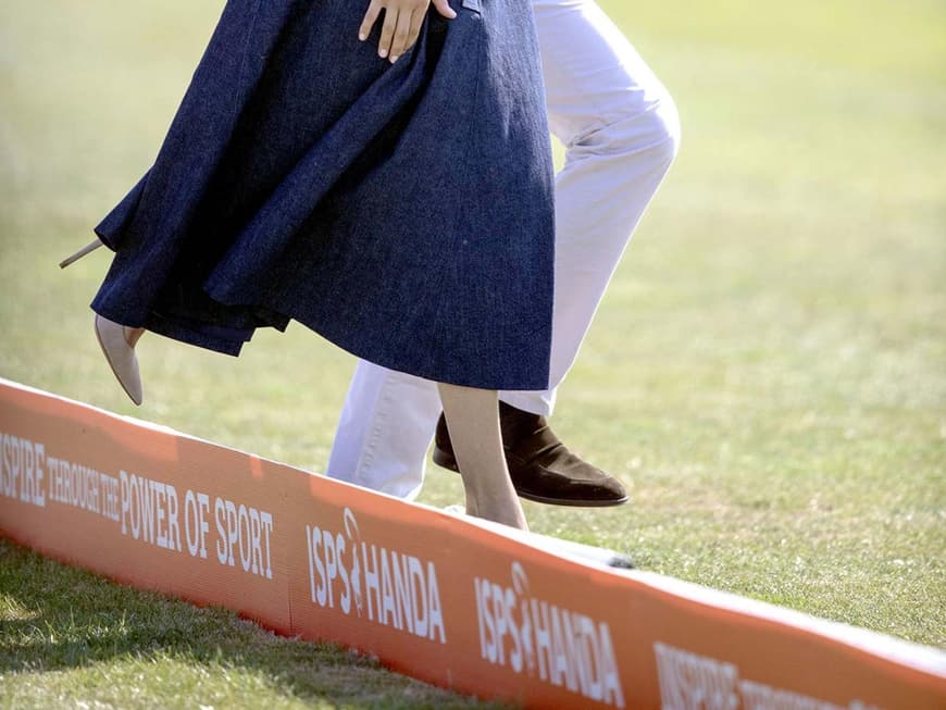 Meghan beim Sentebale ISPS Handa Polo Cup