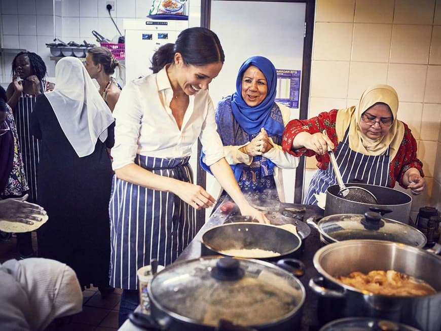Meghan Markle beim Koch-Event zu ihrer Kochbuchvorstellung „Together“.