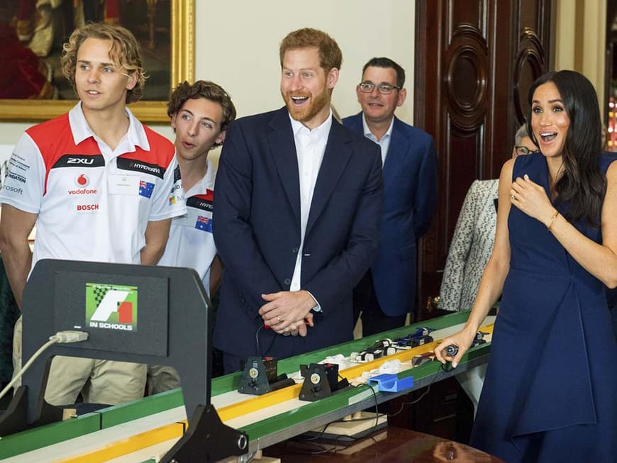 Prinz Harry und Meghan in Australien Oktober 2018 Formel 1