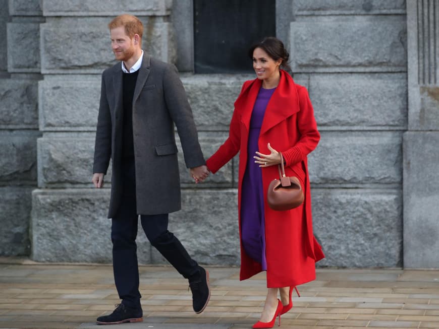 Freuen sich auf ihr erstes Kind: Prinz Harry und Herzogin Meghan.