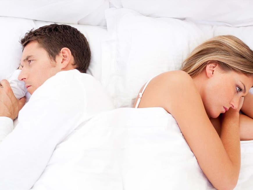 Wechseljahre beim Mann: Lustlosigkeit im Bett kann durch die Wechseljahre bedingt sein!