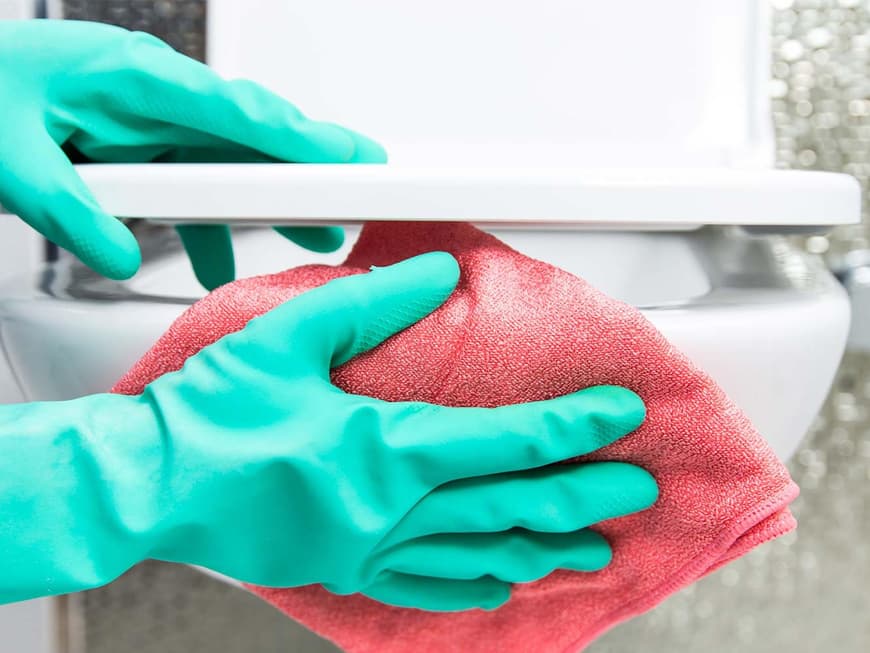Toilette richtig putzen - so geht's