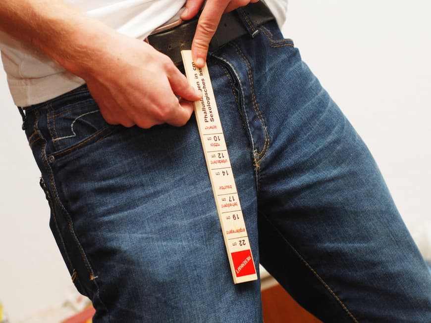Ein zu großer Penis ist für die Frau eine Herausforderung