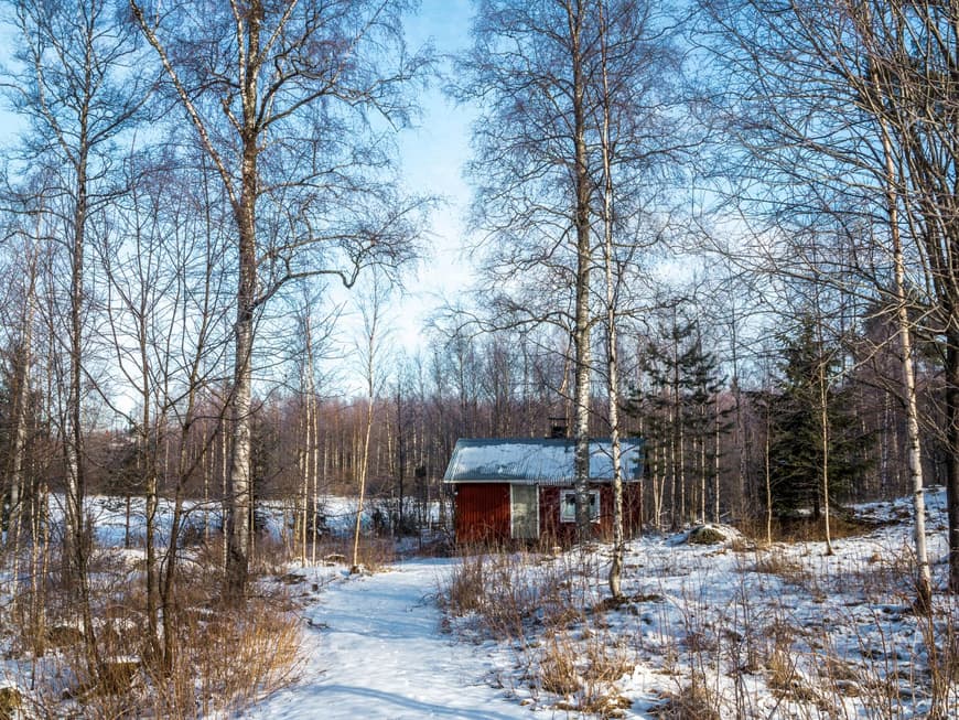 In Finnland dienen Saunagänge auch der Geselligkeit 