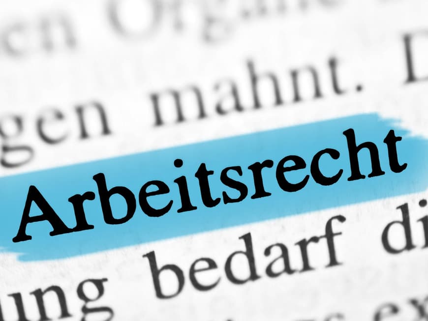 Arbeitsrecht von A-Z