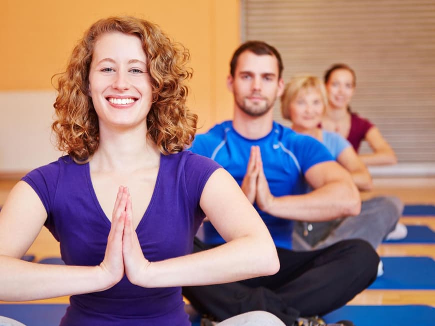 Balance mit Yoga finde