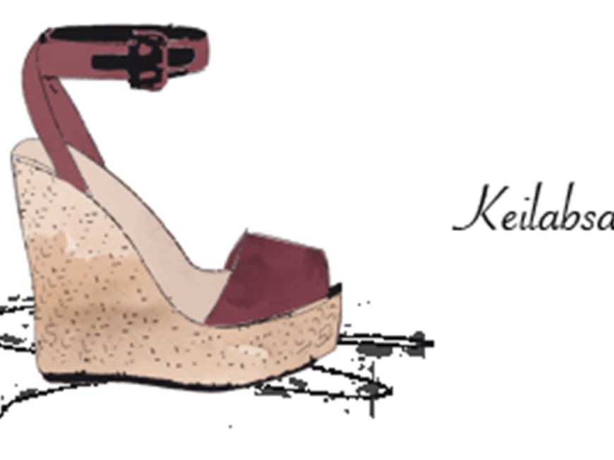 Keilabsatz oder Wedges